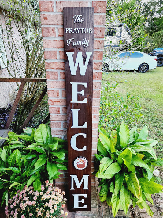3D Interchangeable Welcome sign